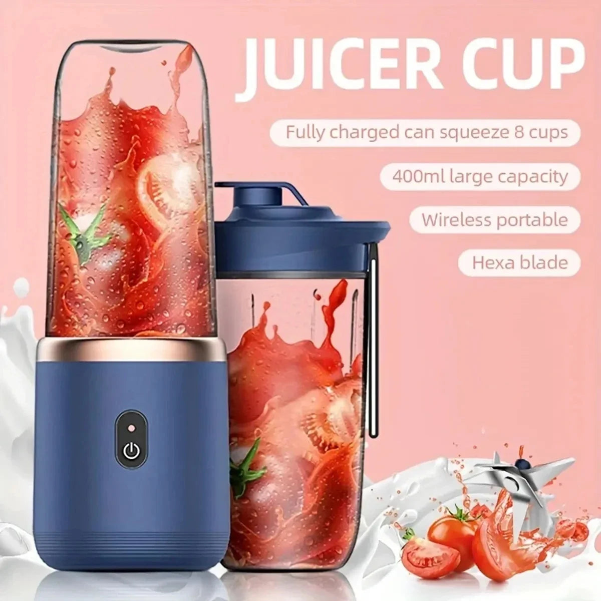 Portable USB Electric Juicer - Kitchen 71°