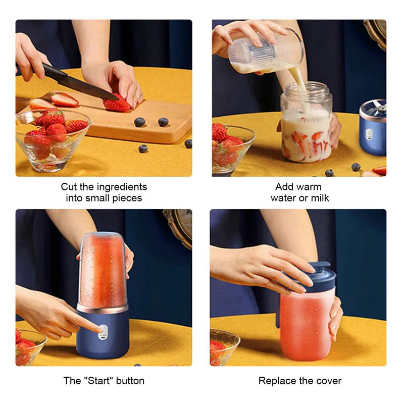 Portable USB Electric Juicer - Kitchen 71°